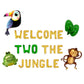 Welcome Two The Jungle Letter Balloon Kit