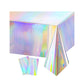 Iridescent Silver Table Cloth