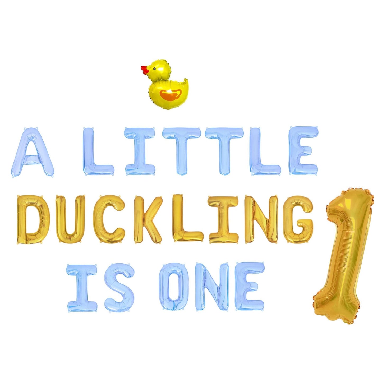 A Little Duckling Is One Letter Balloon Kit