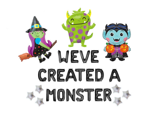 Weve Created A Monster Halloween Letter Balloon Kit