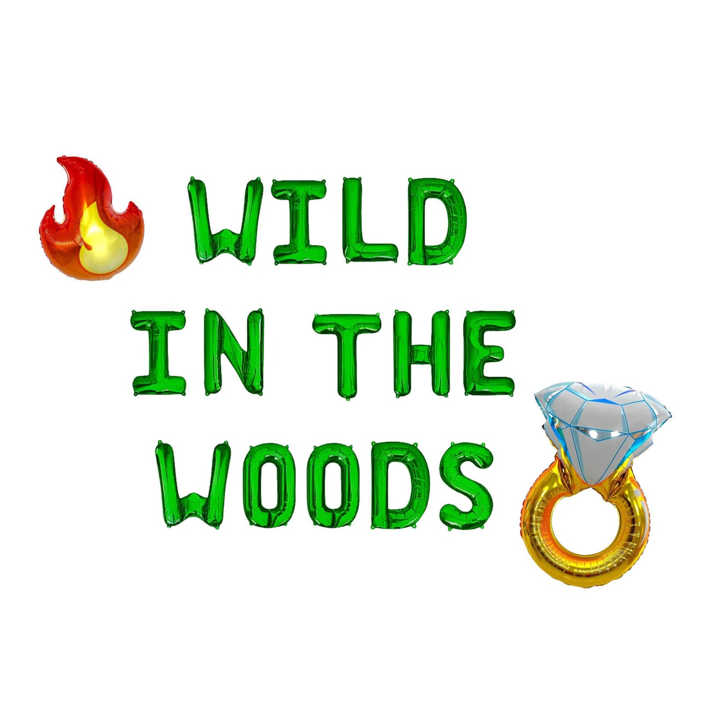 Wild In The Woods Letter Balloon Kit