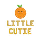 Little Cutie Orange Letter Balloon Kit