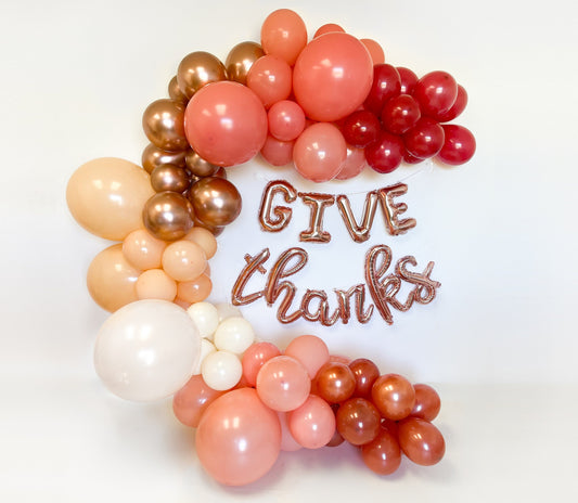 Give Thanks Thanksgiving Balloon Garland Kit