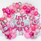 Lets Go Party Balloon Garland Kit