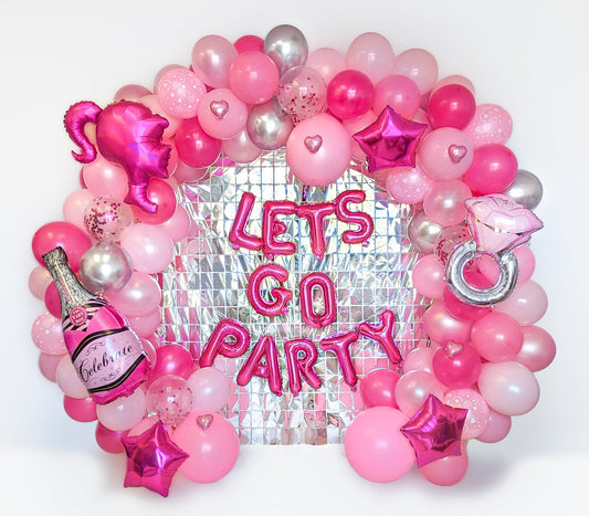 Lets Go Party Balloon Garland Kit