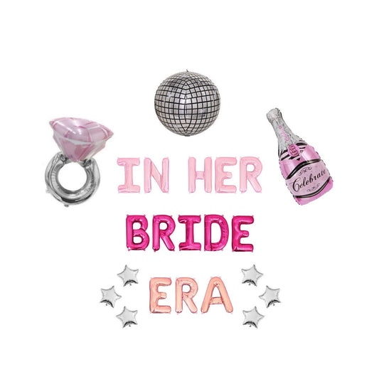 In Her Bride Era Letter Balloon Kit