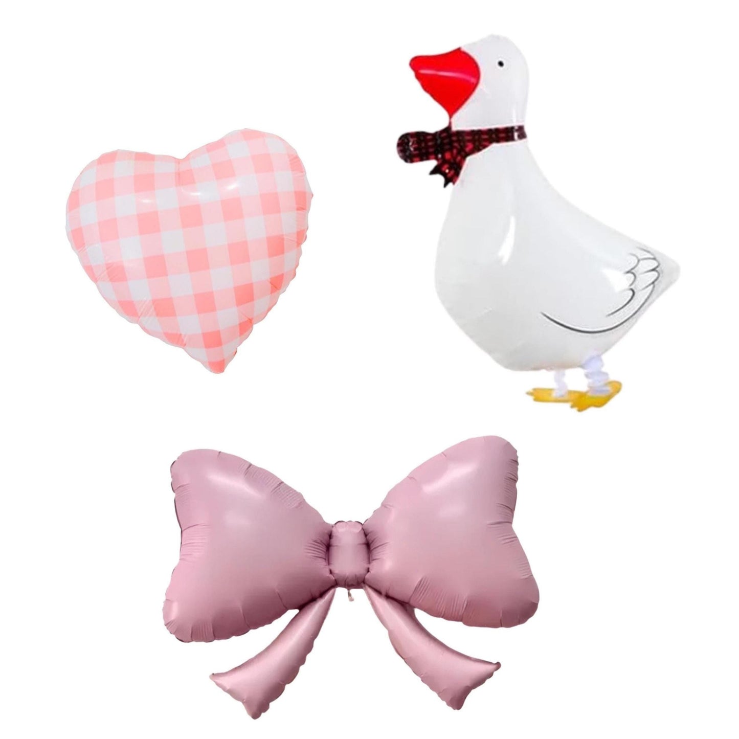 Baby Pink Silly Goose Balloon Set