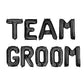 Team Groom Letter Balloon Kit