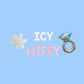 Icy Wifey Letter Balloon Kit