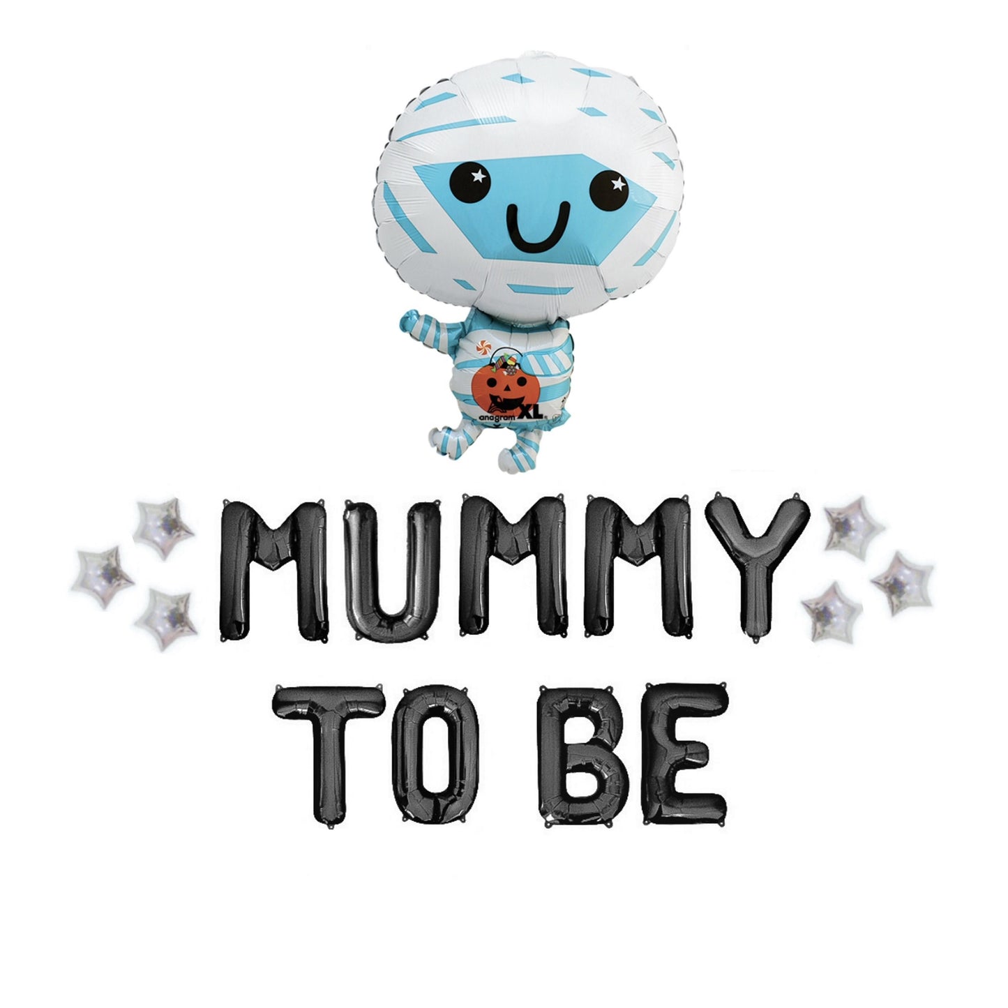 Mummy To Be Halloween Letter Balloon Kit