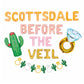 Scottsdale Before The Veil (Orange+Rose+BabyPink+Gold) Letter Balloon Kit