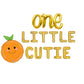 One Little Cutie Orange Letter Balloon Kit