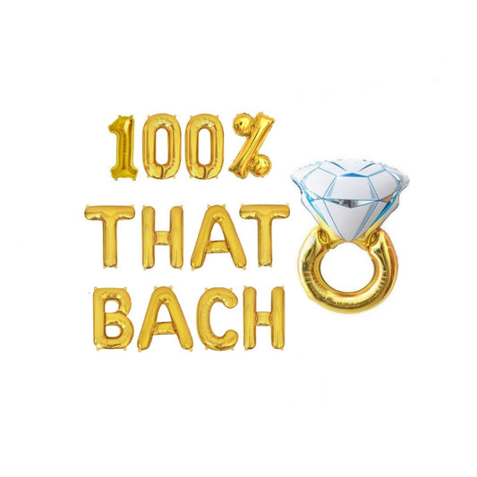 100% That Bach Letter Balloon Kit