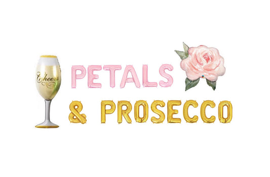 Petals & Prosecco Letter Balloon Kit