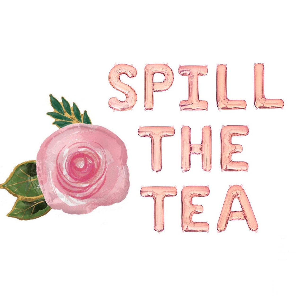 Spill The Tea Letter Balloon Kit