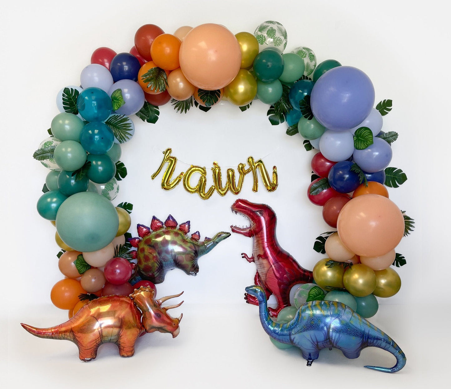 Rawr Dinosaur Balloon Garland Kit