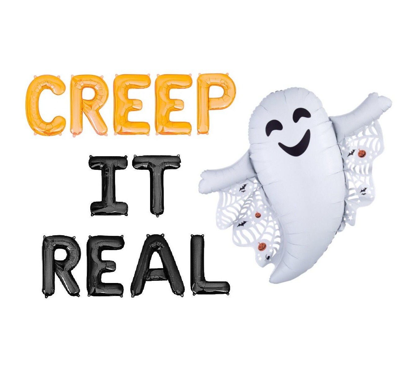 Creep It Real Halloween Letter Balloon Kit