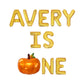 Pumpkin One Custom Name Letter Balloon Kit