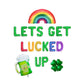 Lets Get Lucked Up Multi-Colored Letter Balloon Kit