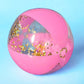 Hot Pink Gold Glitter Beach Ball