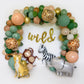 Safari Cutie Animals Wild Balloon Garland Kit