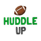 Huddle Up Football Themed Letter Balloon Kit