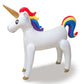 Life-Sized Rainbow Inflatable Free Standing Unicorn