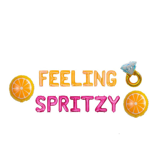 Feeling Spritzy Letter Balloon Kit