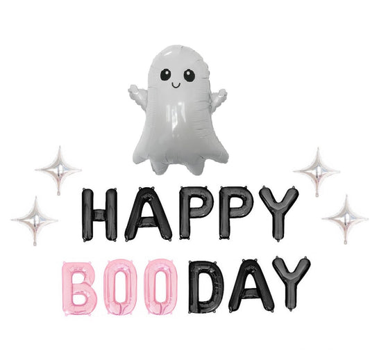 Happy BooDay Halloween Letter Balloon Kit