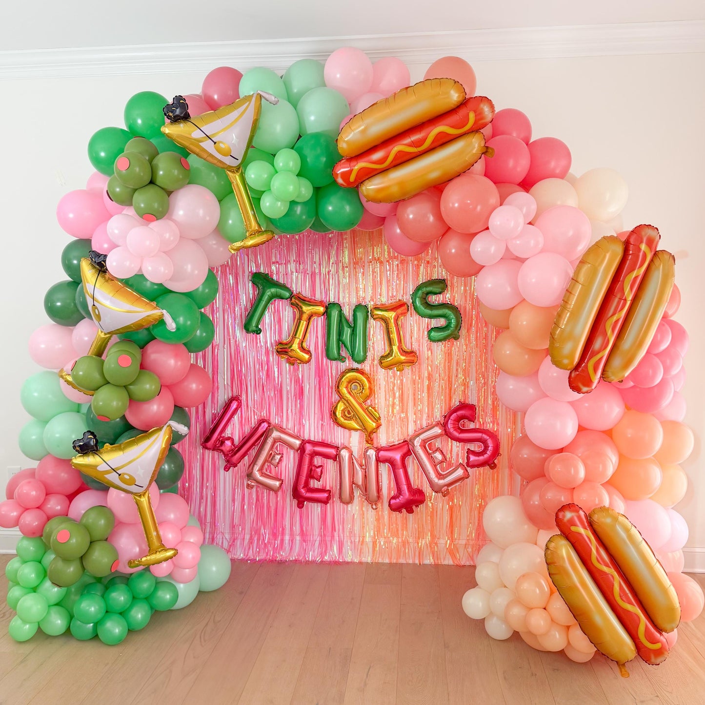 Tinis And Weenies Balloon Garland Kit