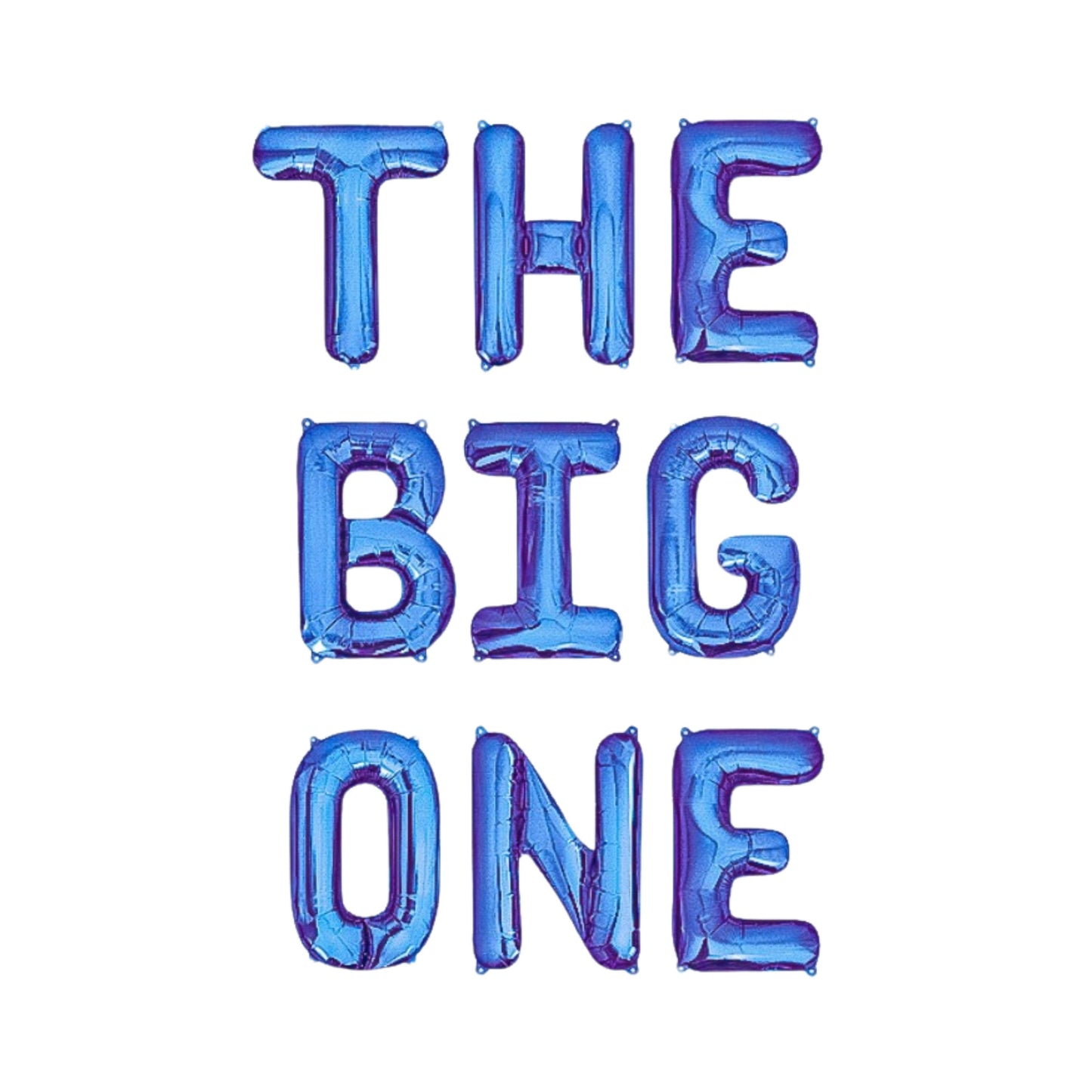 The Big One Royal Blue Letter Balloon Kit