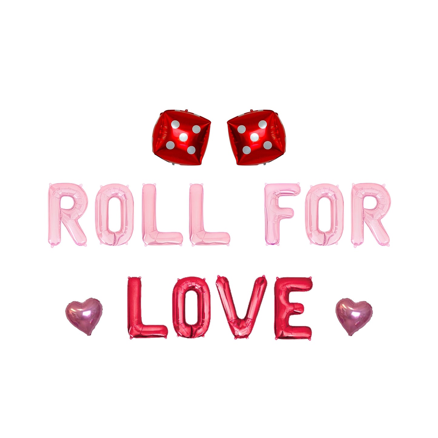 Roll For Love Letter Balloon Kit