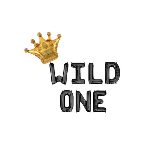 Wild One Birthday Letter Balloon Kit