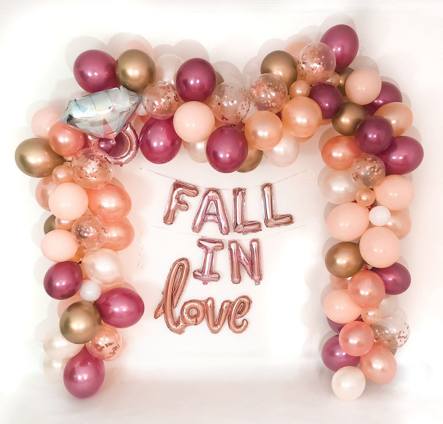 Fall In Love Fall Engagement Balloon Garland Kit