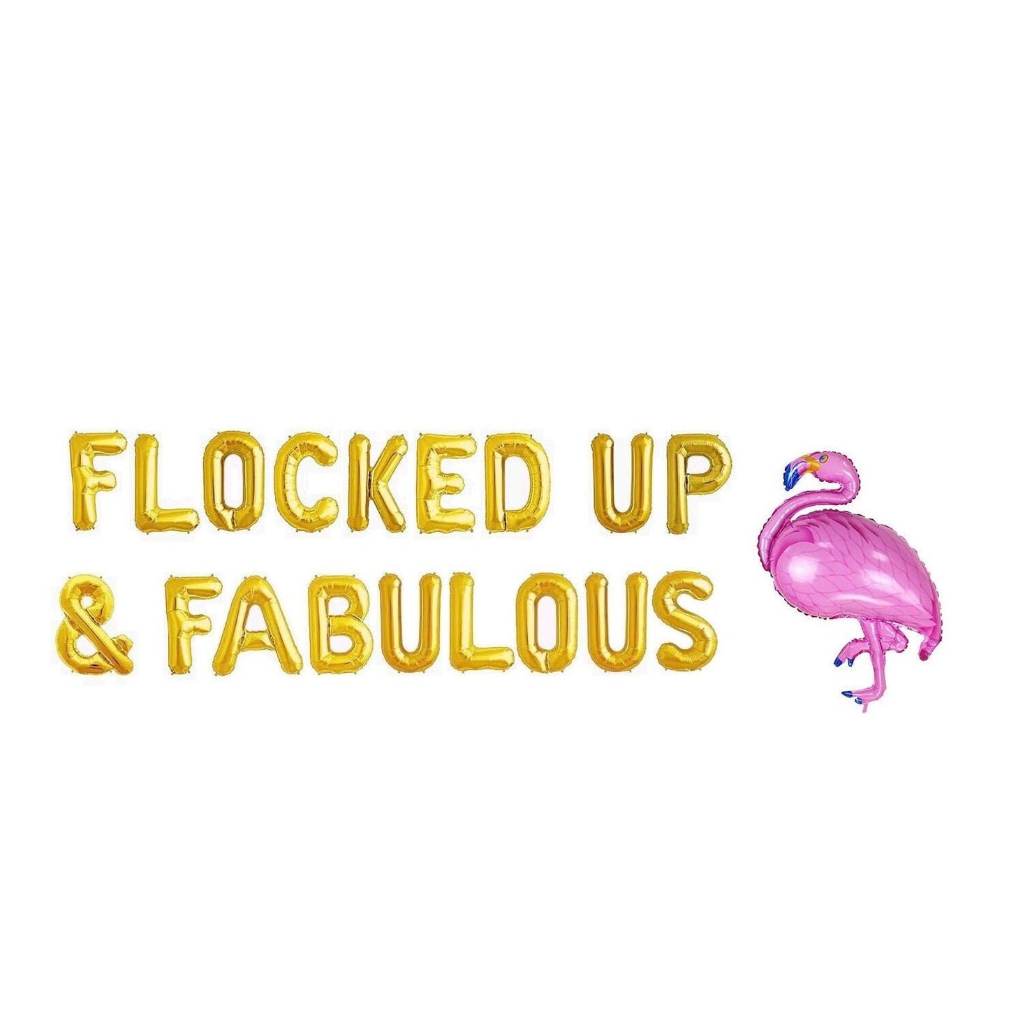 Flocked Up & Fabulous Letter Balloon Kit