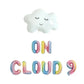 On Cloud 9 Birthday Letter Balloon Kit