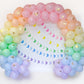 Pastel Rainbow Butterfly Streamer Balloon Garland Kit