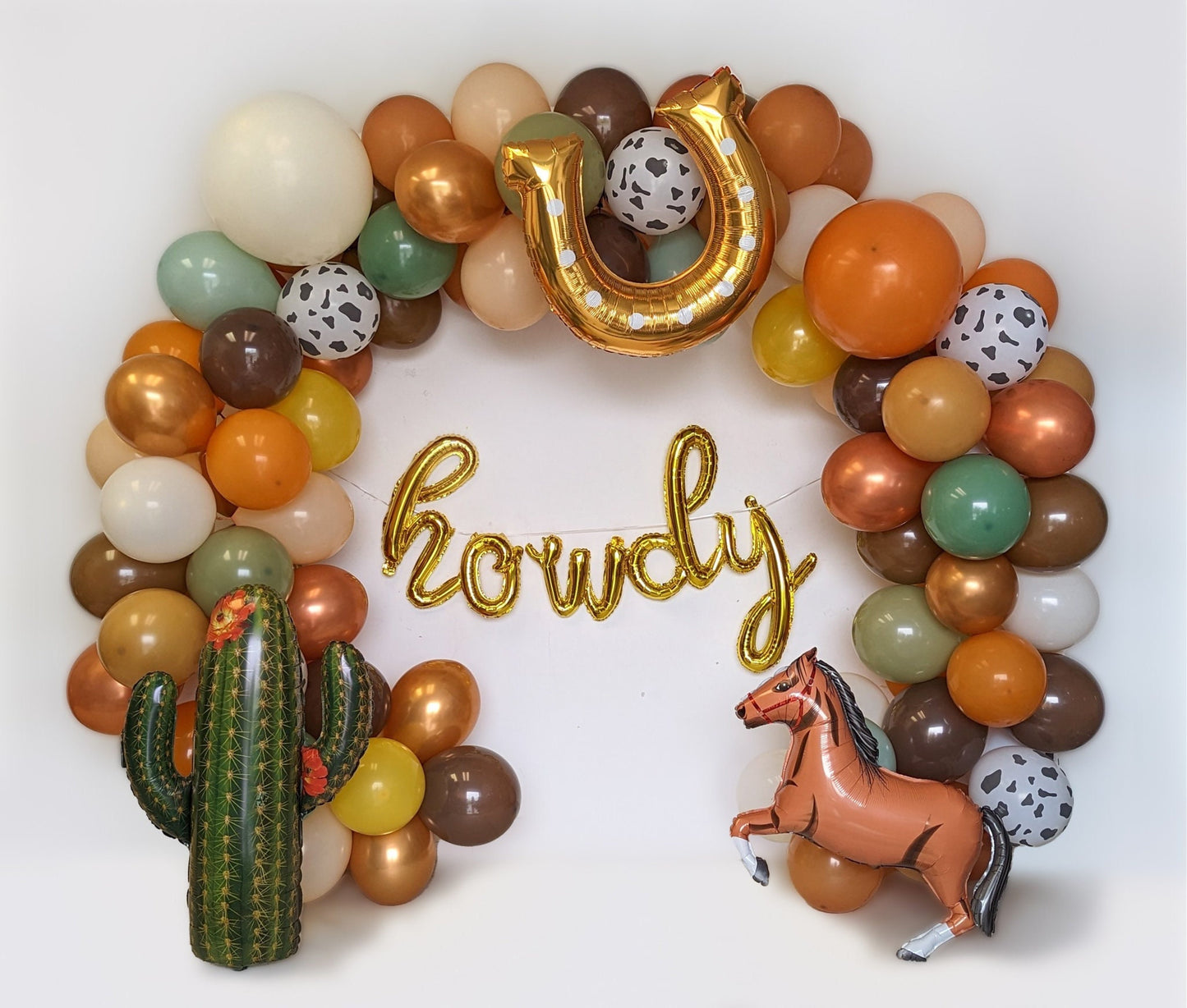 Traditional Howdy Western Balloon Garland Kit