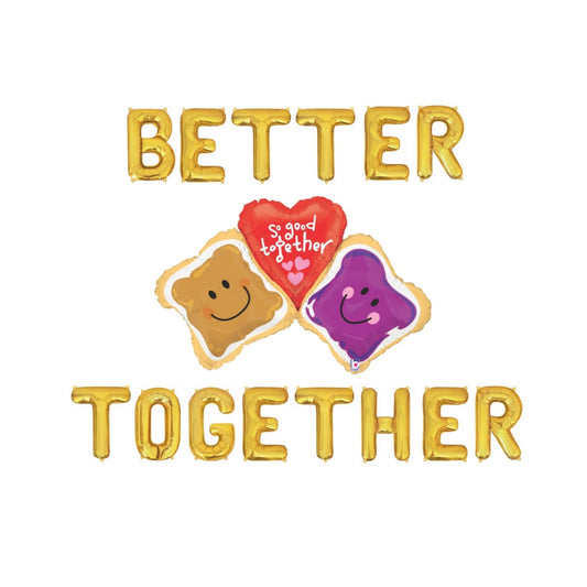 Better Together Valentines Letter Balloon Kit