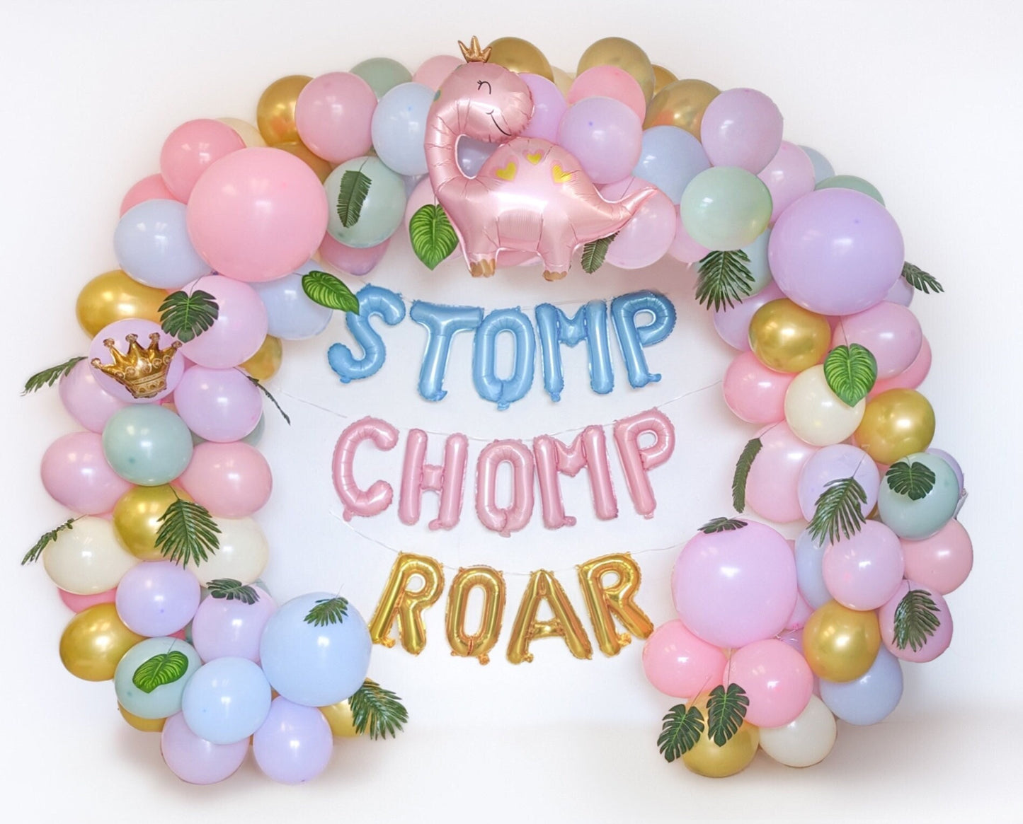 Stomp Chomp Roar Dino Balloon Garland Kit