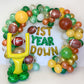 1st Year Down Football Balloon Garland Kit