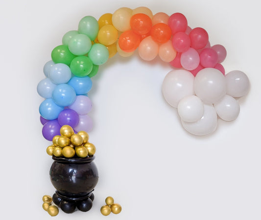 Pot of Gold Rainbow Balloon Garland Kit