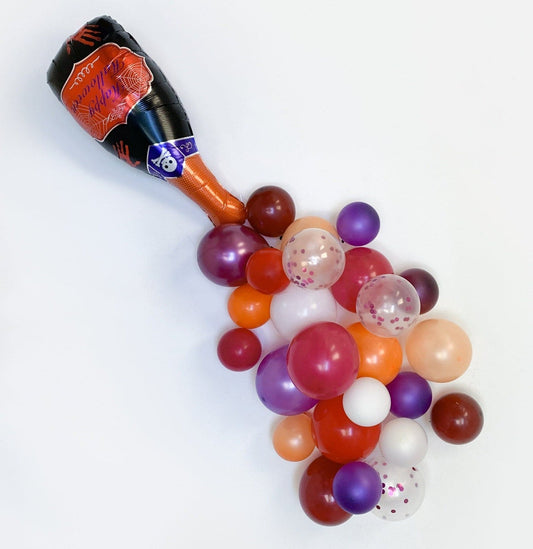 Halloween Champagne Fizz Balloon Boquet