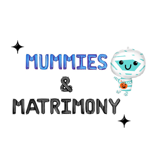 Mummies & Matrimony Letter Balloon Kit