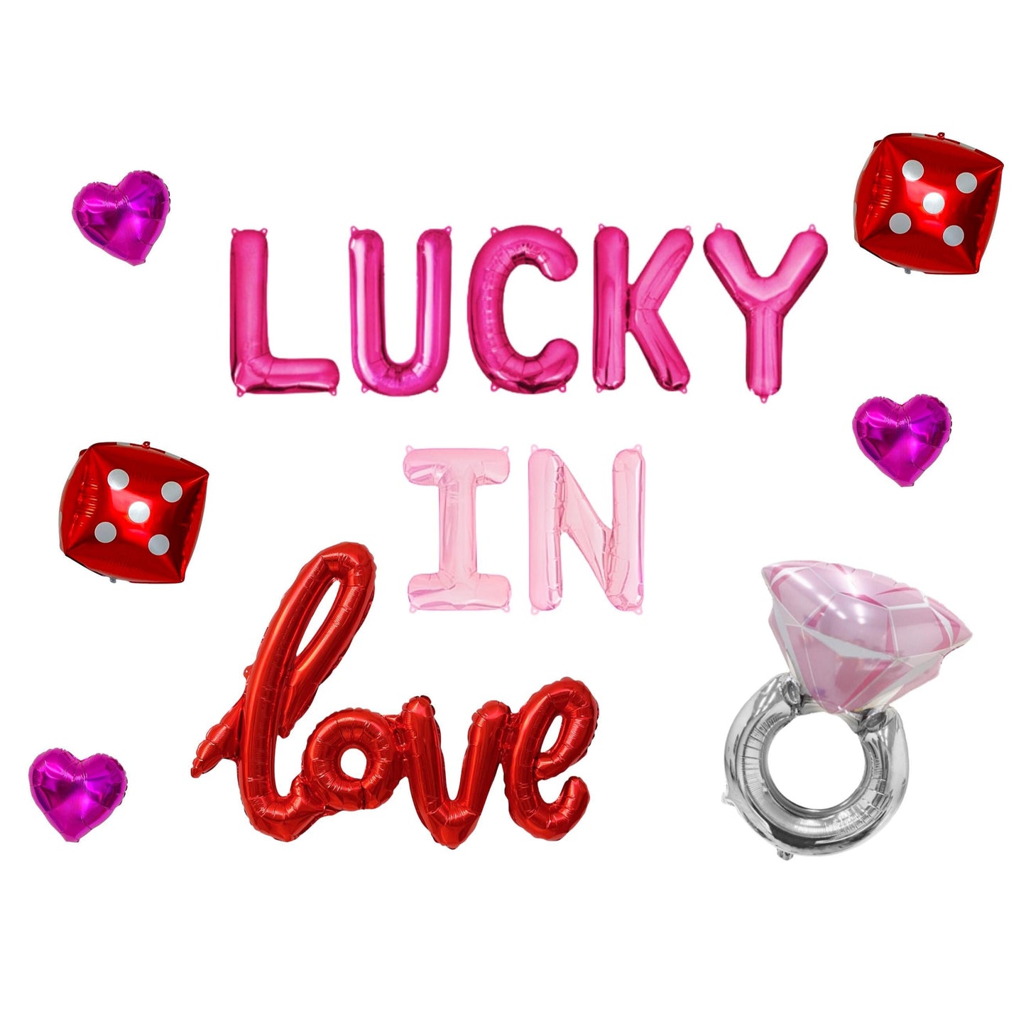 Lucky In Love Letter Balloon Kit