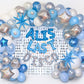 Last Disco with Blue Accents Balloon Garland Kit