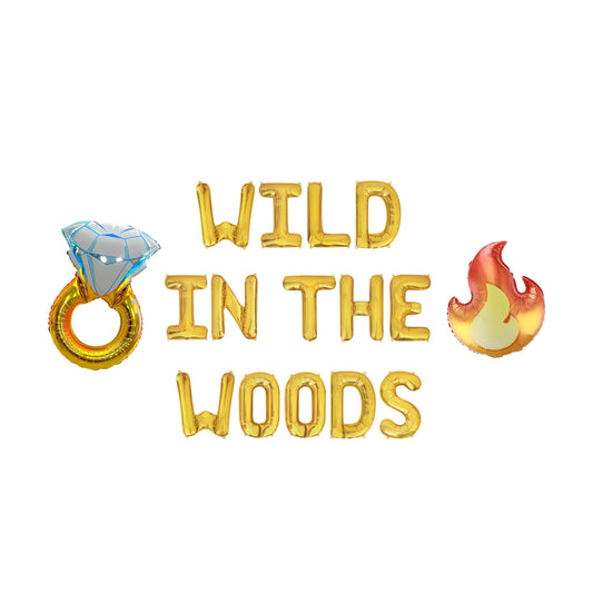 Wild In The Woods Letter Balloon Kit