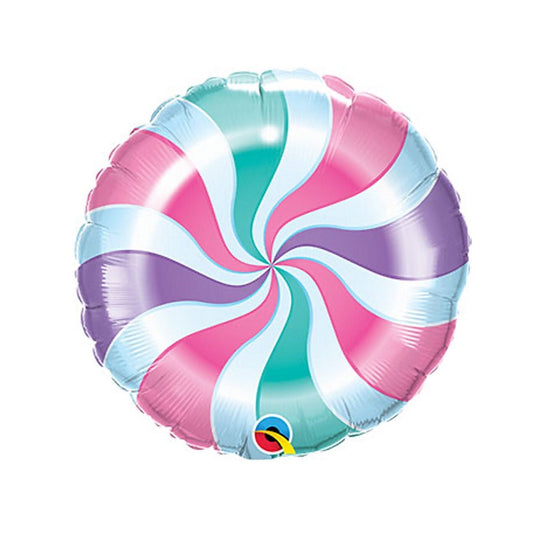 Multi-Color Swirl Candy Balloon