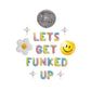 Lets Get Funked Up (Rainbow) Letter Balloon Kit