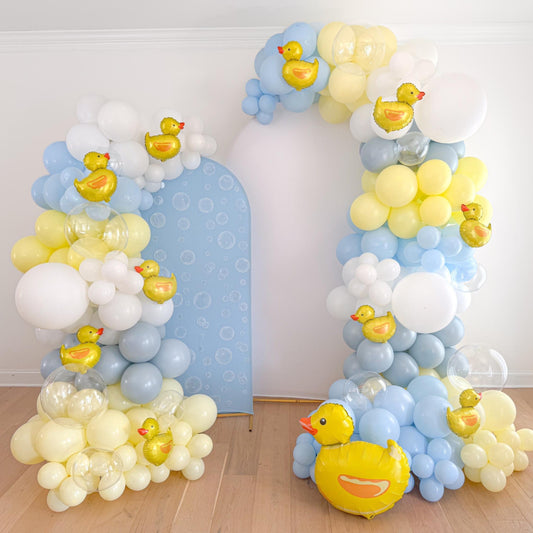 Blue Rubber Ducky Balloon Garland Kit